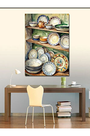Kanvas Tablo Emaye Tabaklar