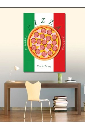 Kanvas Tablo İtalyan Pizzası