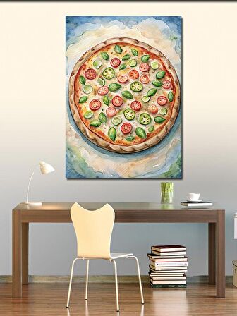 Kanvas Tablo Pizza Temalı
