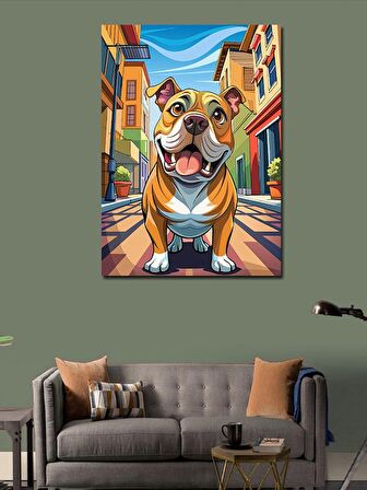 Kanvas Tablo Sevimli Köpek