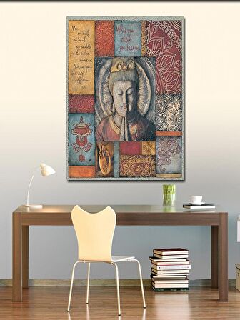 Kanvas Tablo Buda Heykeli