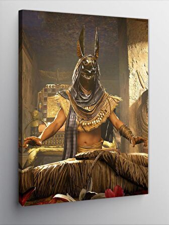 Kanvas Tablo Anubis Ve Mumya