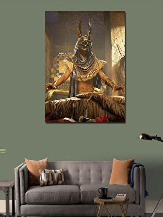 Kanvas Tablo Anubis Ve Mumya