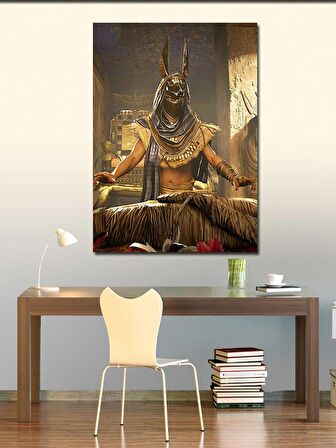 Kanvas Tablo Anubis Ve Mumya