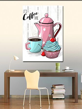Kanvas Tablo Kahve Ve Cupcake