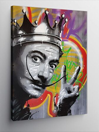Kanvas Tablo Salvador Dali Pop Art