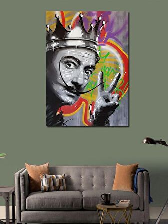 Kanvas Tablo Salvador Dali Pop Art