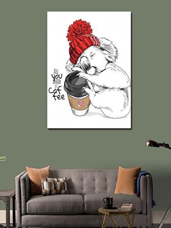 Kanvas Tablo Kahve Ve Kuala