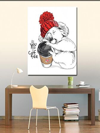 Kanvas Tablo Kahve Ve Kuala