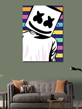 Kanvas Tablo Marshmello