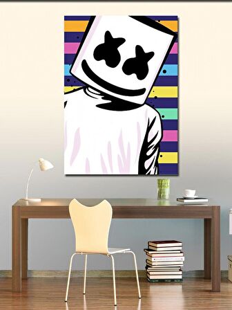 Kanvas Tablo Marshmello