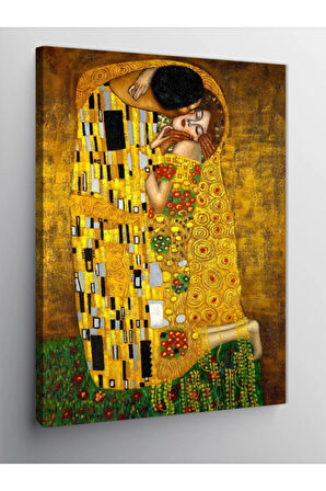 Kanvas Tablo Gustav Klimt The Kiss Öpücük