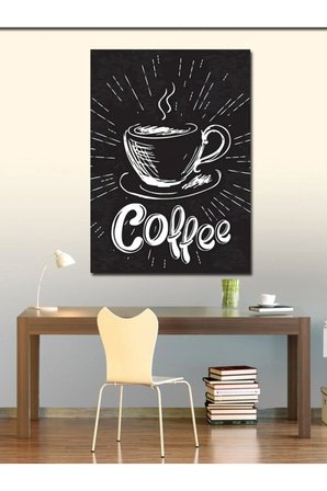 Kanvas Tablo Kahve Temalı