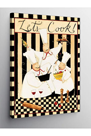 Kanvas Tablo Aşçılar Mutfak Temalı