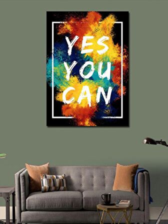 Kanvas Tablo Yes You Can