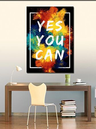 Kanvas Tablo Yes You Can