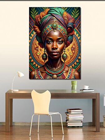 Kanvas Tablo Afrikalı Kadın