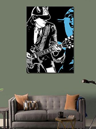 Kanvas Tablo Ac Dc Angus Young