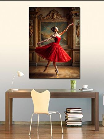 Kanvas Tablo Balerin Kadın