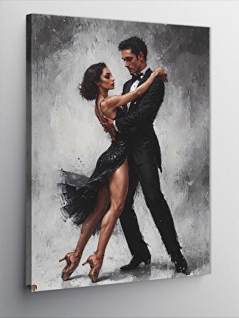 Kanvas Tablo Dans Eden Çift