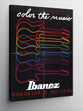 Kanvas Tablo İbanez Elektro Gitar