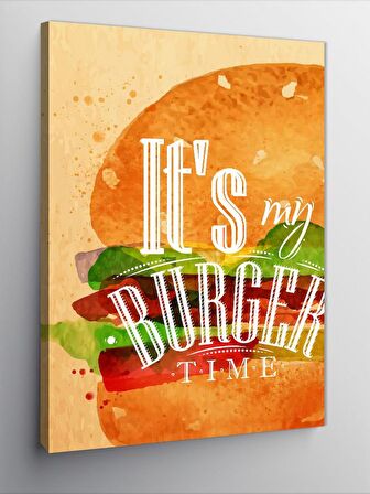 Kanvas Tablo Hamburger Zamanı