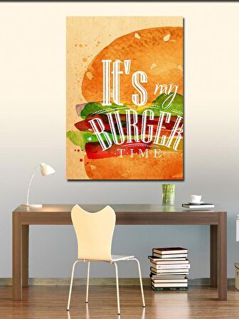 Kanvas Tablo Hamburger Zamanı