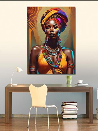 Kanvas Tablo Afrikalı Kadın