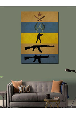 Kanvas Tablo Cs Go