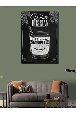 Kanvas Tablo White Russian Kokteyl