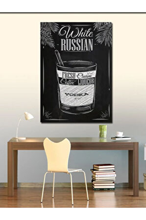 Kanvas Tablo White Russian Kokteyl