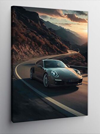 Kanvas Tablo Spor Araba