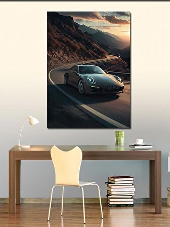 Kanvas Tablo Spor Araba