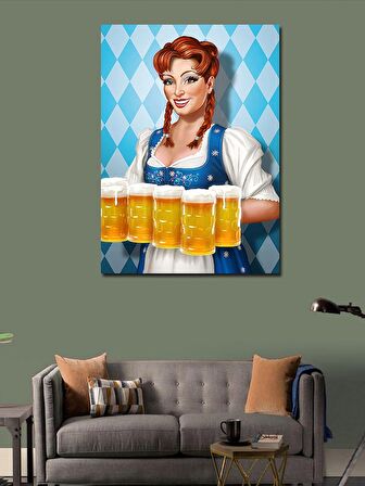 Kanvas Tablo Retro Bira Servisi