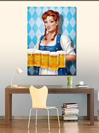 Kanvas Tablo Retro Bira Servisi