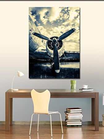Kanvas Tablo Uçak Pervanesi