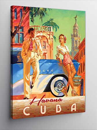 Kanvas Tablo Havana Küba