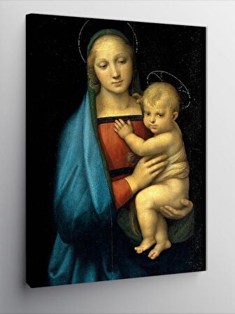 Kanvas Tablo Meryem Ana Ve İsa