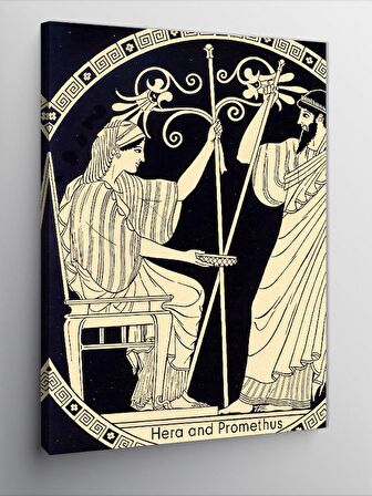 Kanvas Tablo Hera Ve Promethus