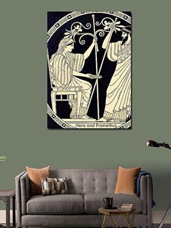 Kanvas Tablo Hera Ve Promethus