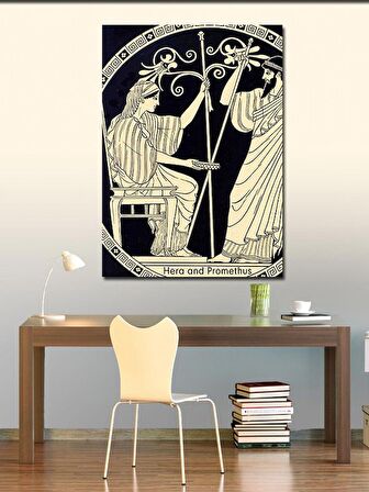 Kanvas Tablo Hera Ve Promethus