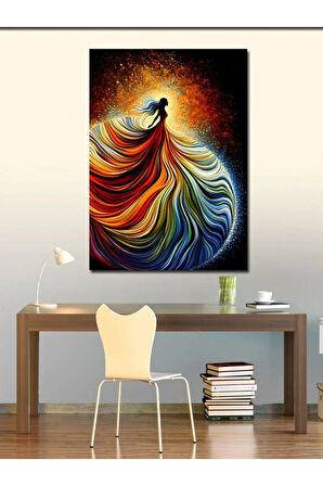 Kanvas Tablo Soyut Kadın