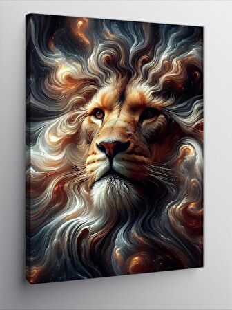 Kanvas Tablo Soyut Aslan