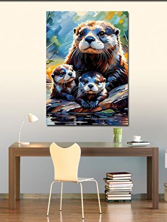 Kanvas Tablo Su Samurları