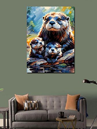 Kanvas Tablo Su Samurları