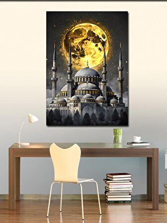 Kanvas Tablo Dolunay Ve Ayasofya