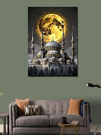 Kanvas Tablo Dolunay Ve Ayasofya