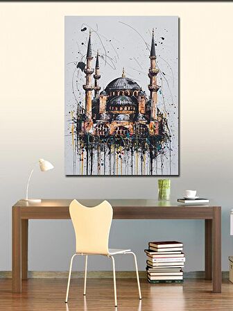 Kanvas Tablo Kuru Kalem Ayasofya Camii