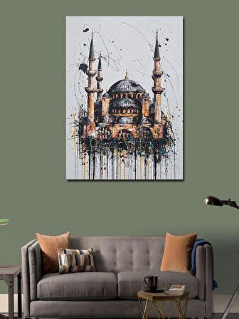 Kanvas Tablo Kuru Kalem Ayasofya Camii