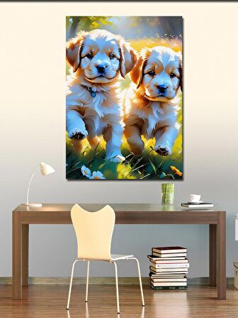 Kanvas Tablo Yavru Köpek